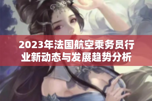 2023年法国航空乘务员行业新动态与发展趋势分析