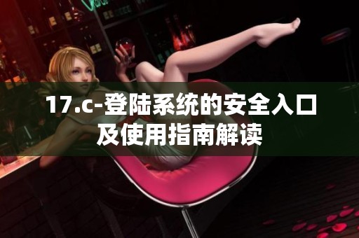 17.c-登陆系统的安全入口及使用指南解读