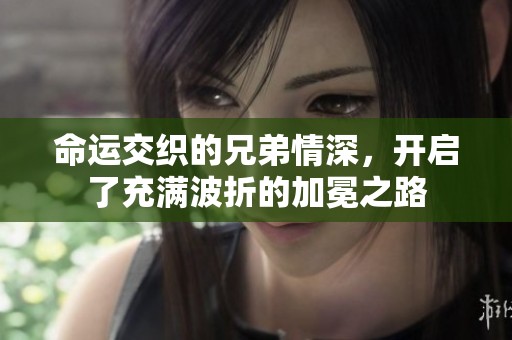 命运交织的兄弟情深，开启了充满波折的加冕之路