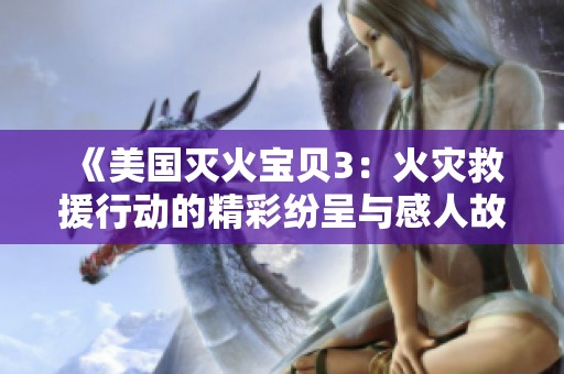 《美国灭火宝贝3：火灾救援行动的精彩纷呈与感人故事》