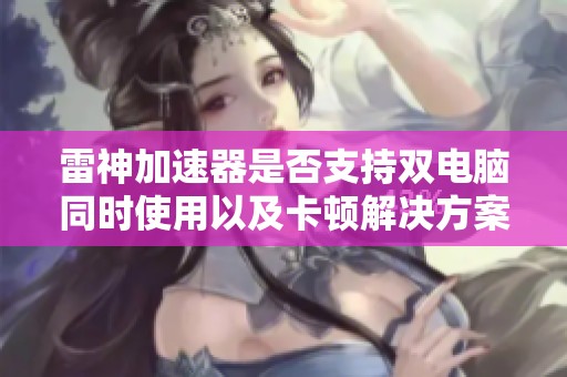 雷神加速器是否支持双电脑同时使用以及卡顿解决方案探讨