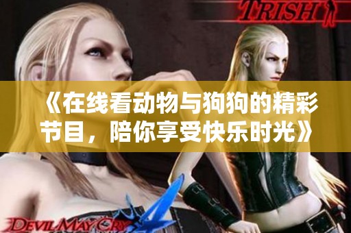 《在线看动物与狗狗的精彩节目，陪你享受快乐时光》