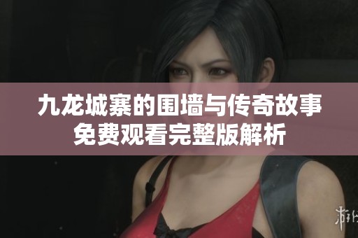 九龙城寨的围墙与传奇故事免费观看完整版解析