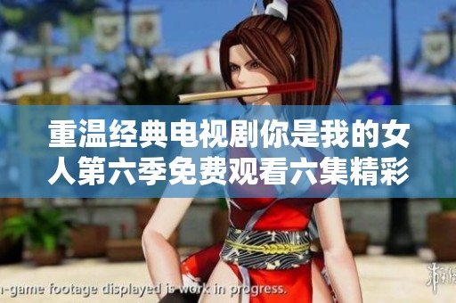 重温经典电视剧你是我的女人第六季免费观看六集精彩回放