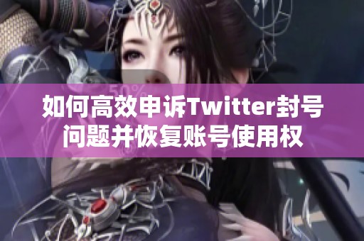 如何高效申诉Twitter封号问题并恢复账号使用权