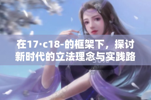 在17·c18-的框架下，探讨新时代的立法理念与实践路径