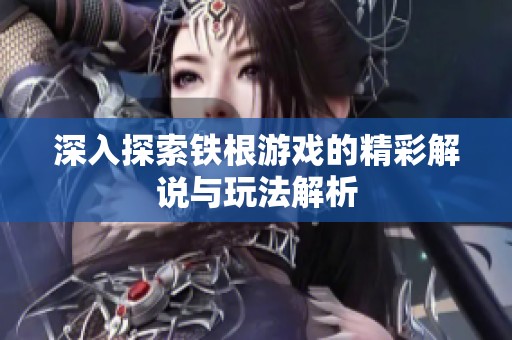 深入探索铁根游戏的精彩解说与玩法解析
