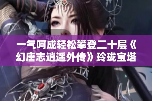 一气呵成轻松攀登二十层《幻唐志逍遥外传》玲珑宝塔的奥秘揭秘