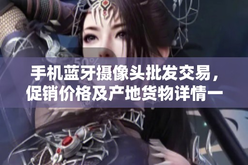 手机蓝牙摄像头批发交易，促销价格及产地货物详情一览