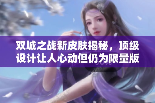 双城之战新皮肤揭秘，顶级设计让人心动但仍为限量版收藏