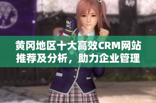 黄冈地区十大高效CRM网站推荐及分析，助力企业管理提升