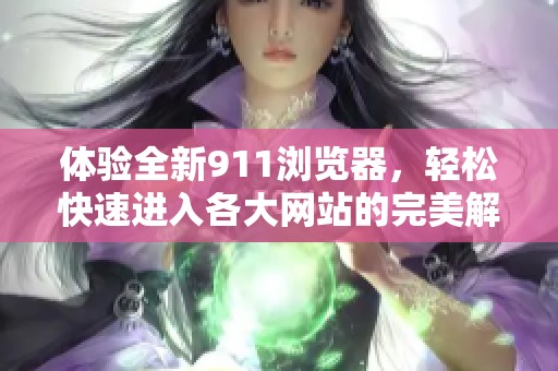 体验全新911浏览器，轻松快速进入各大网站的完美解决方案