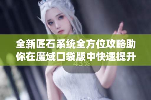 全新匠石系统全方位攻略助你在魔域口袋版中快速提升输出