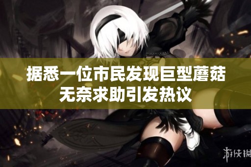 据悉一位市民发现巨型蘑菇无奈求助引发热议