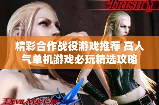 精彩合作战役游戏推荐 高人气单机游戏必玩精选攻略