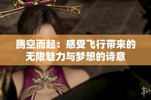 腾空而起：感受飞行带来的无限魅力与梦想的诗意