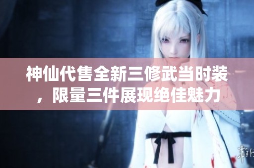 神仙代售全新三修武当时装，限量三件展现绝佳魅力
